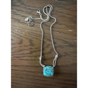 Silpada true colors reversible necklace N3345 turquoise